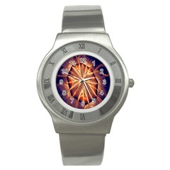 Sun Fractal Stainless Steel Watch by Sparkle