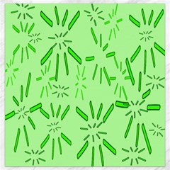 Electric Lime Canvas 16  X 16  by Janetaudreywilson