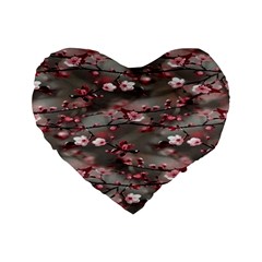 Realflowers Standard 16  Premium Flano Heart Shape Cushions by Sparkle