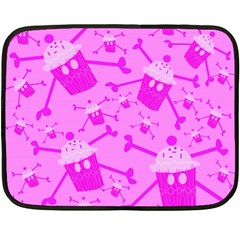 Cupycakespink Double Sided Fleece Blanket (mini)  by DayDreamersBoutique