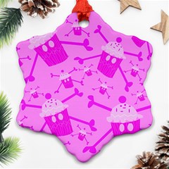 Cupycakespink Ornament (snowflake) by DayDreamersBoutique