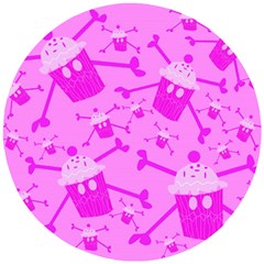 Cupycakespink Wooden Puzzle Round by DayDreamersBoutique