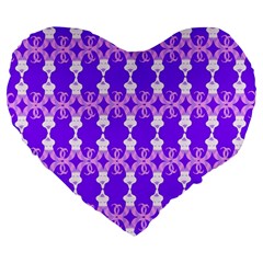 Jokerscullz Large 19  Premium Flano Heart Shape Cushions by DayDreamersBoutique