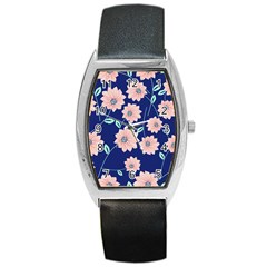 Floral Barrel Style Metal Watch by Sobalvarro