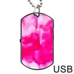Complementary Contrast Dog Tag Usb Flash (one Side) by ginnyden