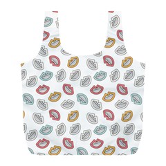 Happy Doodle Laugh Full Print Recycle Bag (l) by tmsartbazaar