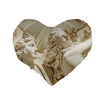 Apollo And Daphne Bernini Masterpiece, Italy Standard 16  Premium Flano Heart Shape Cushions Back