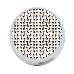 Lady Cat Pattern, Cute Cats Theme, Feline Design 4-port Usb Hub (one Side) by Casemiro