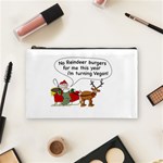 Vegan Santa Cosmetic Bag (Medium) Front