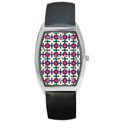 Geometric Barrel Style Metal Watch by SychEva