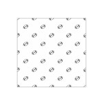 American Football Ball Motif Print Pattern Satin Bandana Scarf Front