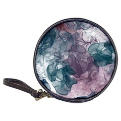 Teal And Purple Alcohol Ink Classic 20-cd Wallets by Dazzleway
