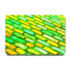 Diagonal Street Cobbles Small Doormat  by essentialimage