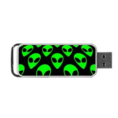 We Are Watching You! Aliens Pattern, Ufo, Faces Portable Usb Flash (one Side) by Casemiro