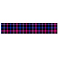 Bisexual Pride Checkered Plaid Large Flano Scarf  by VernenInk