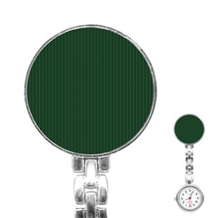Eden Green & White - Stainless Steel Nurses Watch by FashionLane