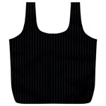 Midnight Black & White - Full Print Recycle Bag (XXXL) Front