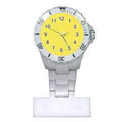 Maize Yellow & Black - Plastic Nurses Watch by FashionLane