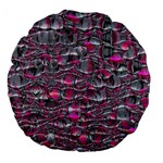 Robot Tastebuds Large 18  Premium Flano Round Cushions Back