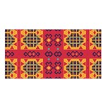 Shapes in retro colors2                                                       Satin Shawl Front