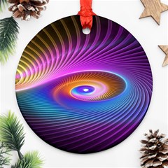 Fractal Illusion Ornament (round) by Sparkle