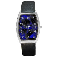 Broken Pavement  Barrel Style Metal Watch by MRNStudios