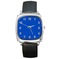 Absolute Zero Blue - Square Metal Watch by FashionLane