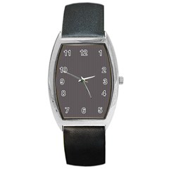 Carbon Grey - Barrel Style Metal Watch by FashionLane