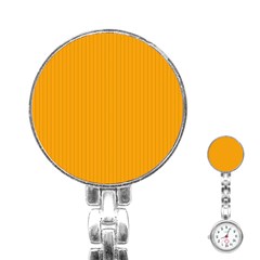 Fire Orange - Stainless Steel Nurses Watch by FashionLane