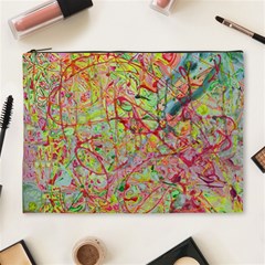 Spring Ring Cosmetic Bag (xl) by arwwearableart