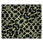 Dark Interlace Motif Mosaic Pattern Double Sided Flano Blanket (Small)  50 x40  Blanket Front