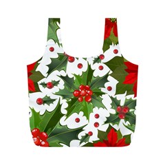 Christmas Berries Full Print Recycle Bag (m) by goljakoff