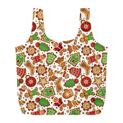 Christmas Love 6 Full Print Recycle Bag (l) by designsbymallika