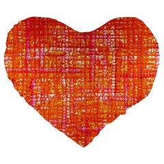Mosaic Tapestry Large 19  Premium Heart Shape Cushions by essentialimage