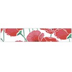 Red poppy flowers Large Flano Scarf  Front