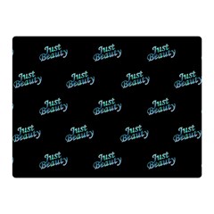Just Beauty Words Motif Print Pattern Double Sided Flano Blanket (mini)  by dflcprintsclothing