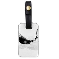Blue Whale Dream Luggage Tag (one Side) by goljakoff