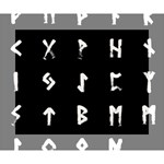 Elder Futhark Rune Set Collected Inverted Deluxe Canvas 14  x 11  (Stretched) 14  x 11  x 1.5  Stretched Canvas