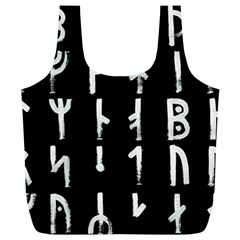 Medieval Runes Collected Inverted Complete Full Print Recycle Bag (xl) by WetdryvacsLair