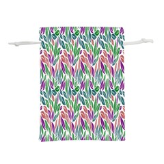Rainbow Leafs Lightweight Drawstring Pouch (m) by Sparkle