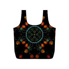 Mandala - 0006 - Floating Free Full Print Recycle Bag (s) by WetdryvacsLair