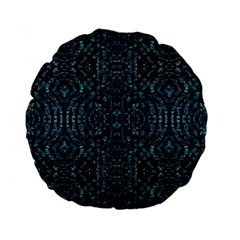 Fancy Stone Mosaic Print Pattern Standard 15  Premium Round Cushions by dflcprintsclothing