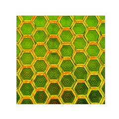 Hexagon Windows Small Satin Scarf (square) by essentialimage