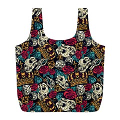 Be The King Full Print Recycle Bag (l) by designsbymallika