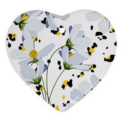 Tree Poppies  Heart Ornament (two Sides) by Sobalvarro