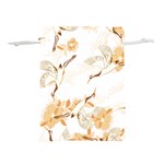 Birds and flowers  Lightweight Drawstring Pouch (L) Front