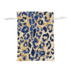 Leopard Skin  Lightweight Drawstring Pouch (l) by Sobalvarro