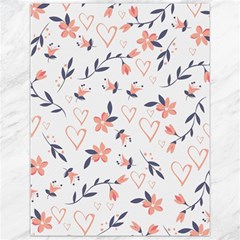 Flowers And Hearts Canvas 12  X 16  by Sobalvarro