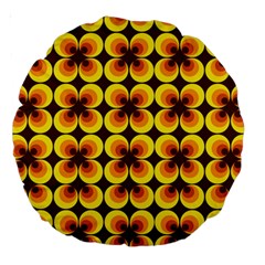 Zappwaits Retro Large 18  Premium Round Cushions by zappwaits
