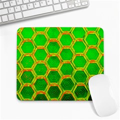 Hexagon Window Large Mousepads by essentialimage365